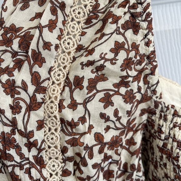 Revolve Tularosa James Top in Priya Camel Floral - Picture 5 of 8